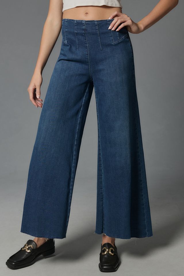 Pilcro A-Line Trapeze High-Rise Wide-Leg Jeans #1