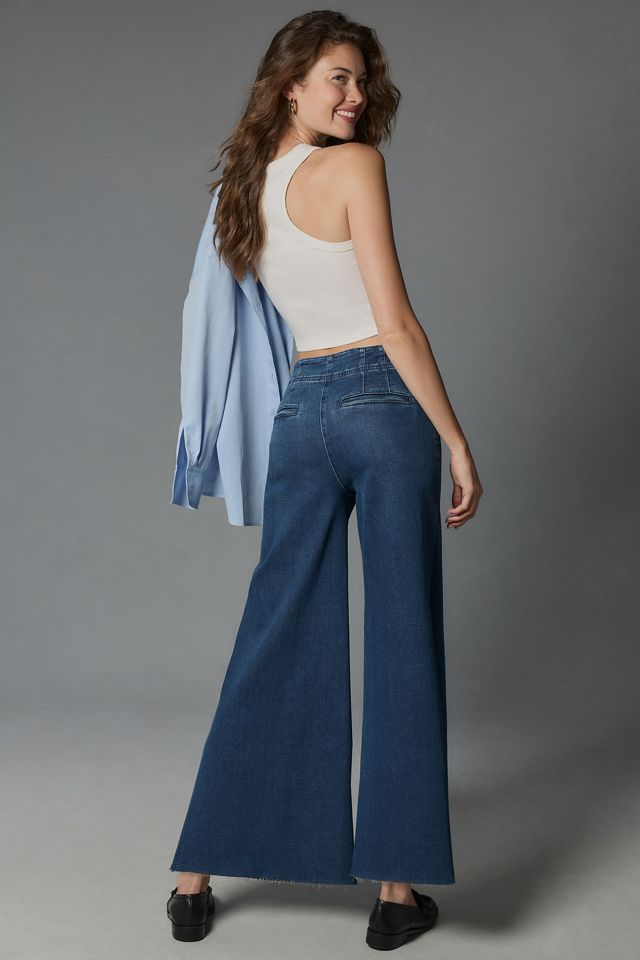 Pilcro A-Line Trapeze High-Rise Wide-Leg Jeans #3