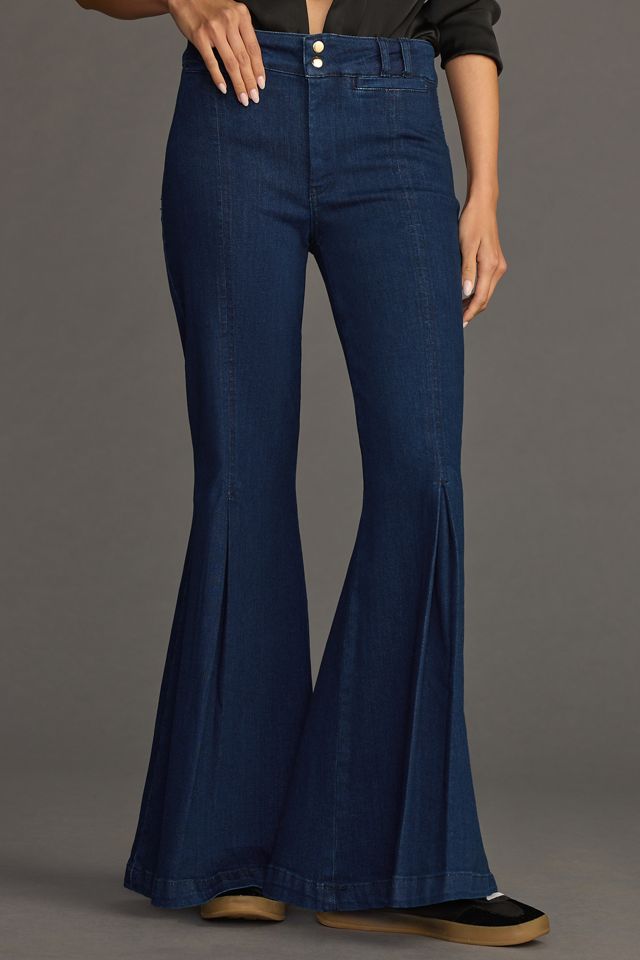 Maeve Flirty High-Rise Wide-Leg Jeans #1