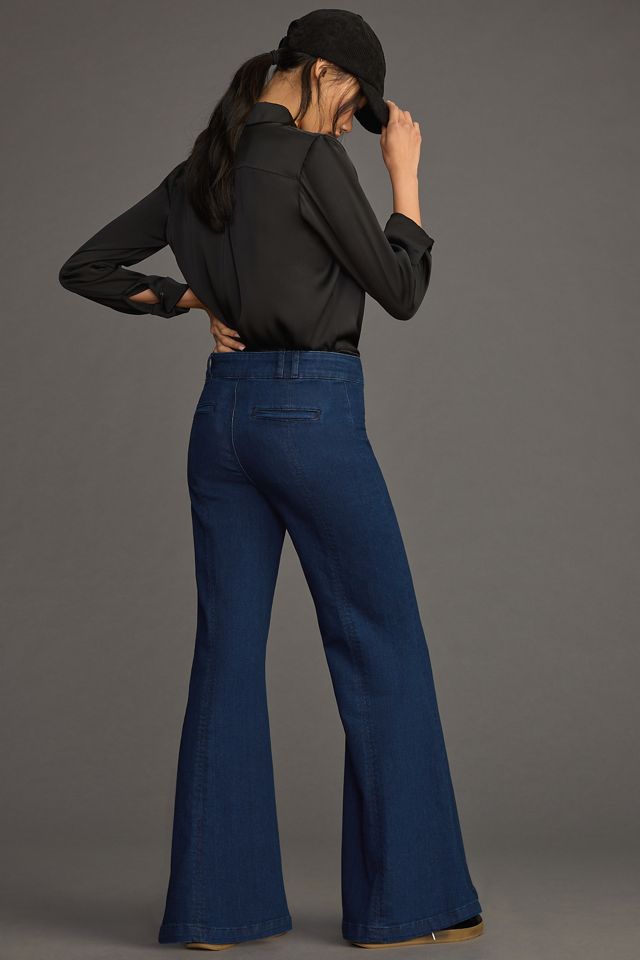 Maeve Flirty High-Rise Wide-Leg Jeans #3