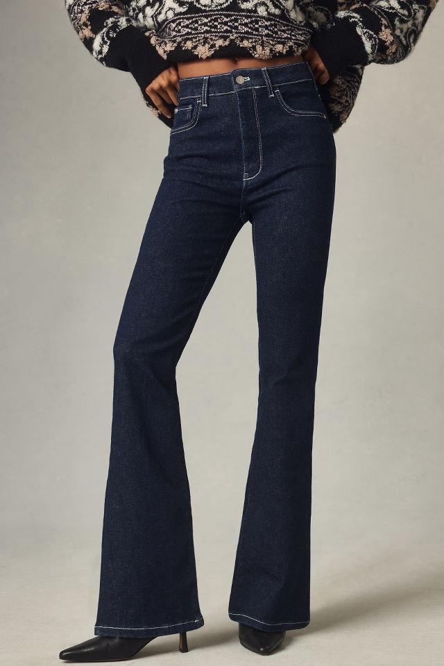 The Icon Flare High-Rise Jeans by Pilcro