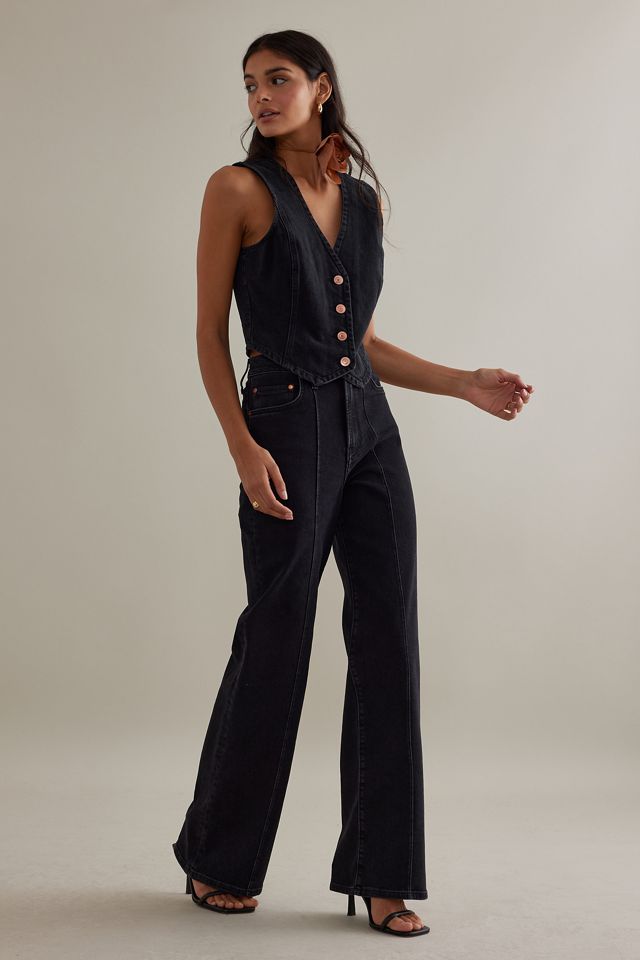 Seen Worn Kept Seamed High-Rise Wide-Leg Jeans #1