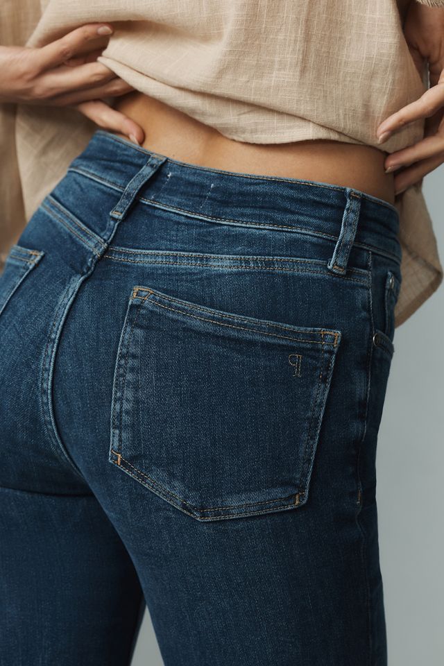 The Yaya Mid-Rise Crop Flare Jeans #4