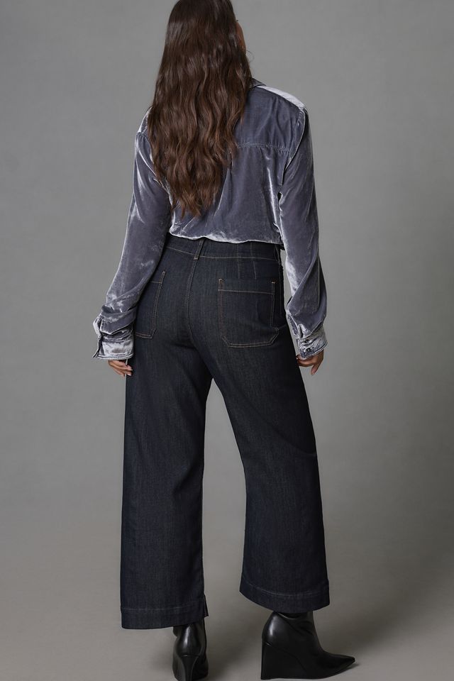 The Colette Crop Wide-Leg Jeans by Maeve #8