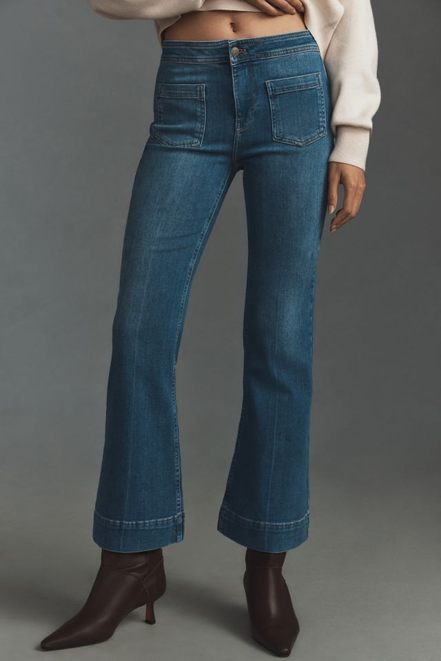 Pilcro Vintage Bell Mid-Rise Kick Flare Jeans #1