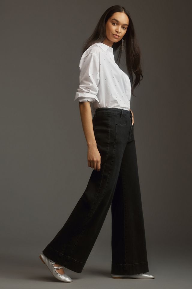 Maeve Low-Rise Wide-Leg Trouser Jeans #3