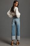 The Scotty Cuffed High-Rise Straight-Leg Jeans