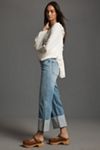 The Scotty Cuffed High-Rise Straight-Leg Jeans