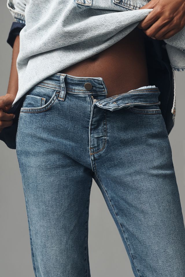 The Lyda Regenerative Cotton Mid-Rise Slim Relaxed Jeans by Pilcro #4