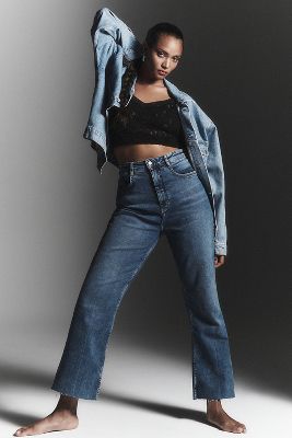 Jeans de grande taille Evase fuseau et plus Anthropologie