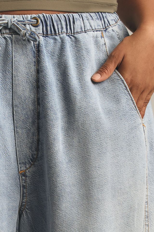 Pilcro Beachy High-Rise Parachute Jeans #7