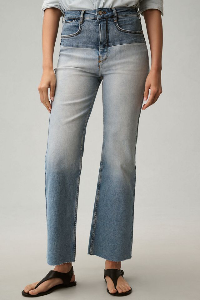 The Annie High-Rise Straight-Leg Jeans by Pilcro #1