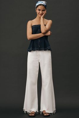The Adi Mid-Rise Flare Jeans by Pilcro