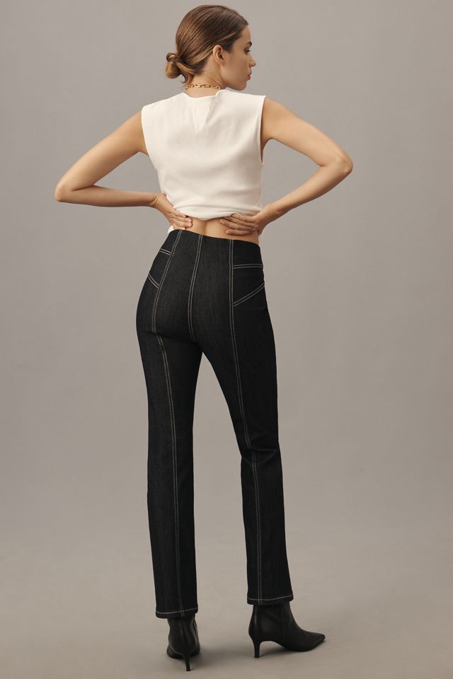 Maeve Downtown Date High-Rise Straight-Leg Jeans #2