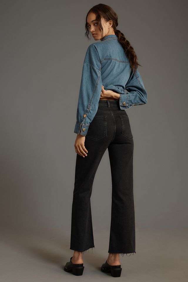 The Annie High-Rise Straight-Leg Jeans by Pilcro #1