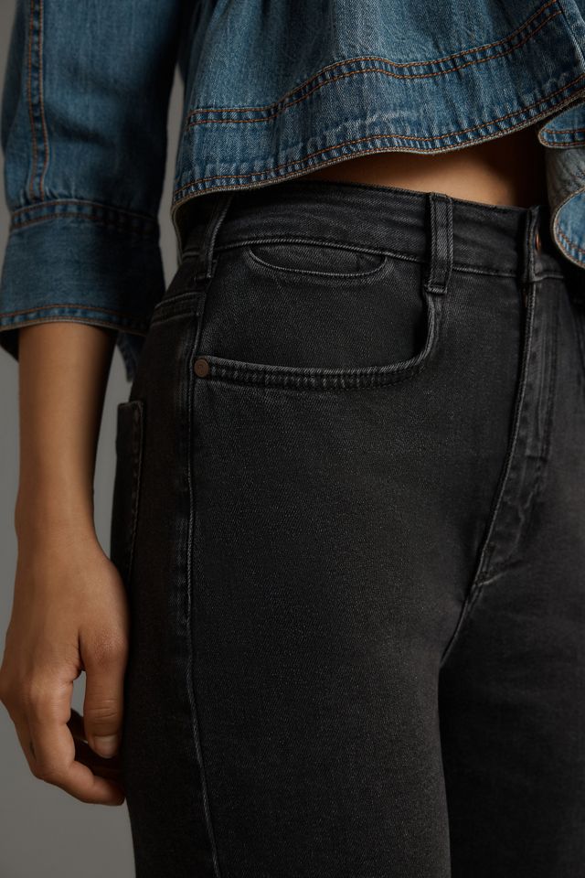 The Annie High-Rise Straight-Leg Jeans by Pilcro #3