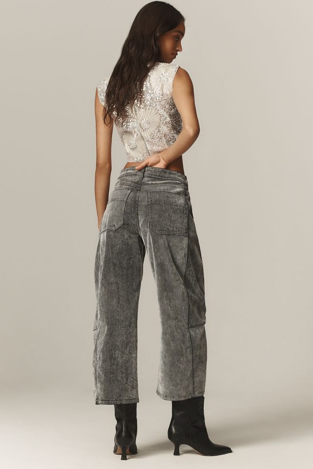 The Kenna Mid-Rise Heritage Barrel Jeans by Pilcro: Velvet Edition #2