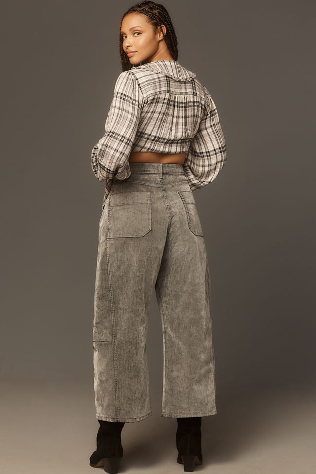 The Kenna Mid-Rise Heritage Barrel Jeans by Pilcro: Velvet Edition #6