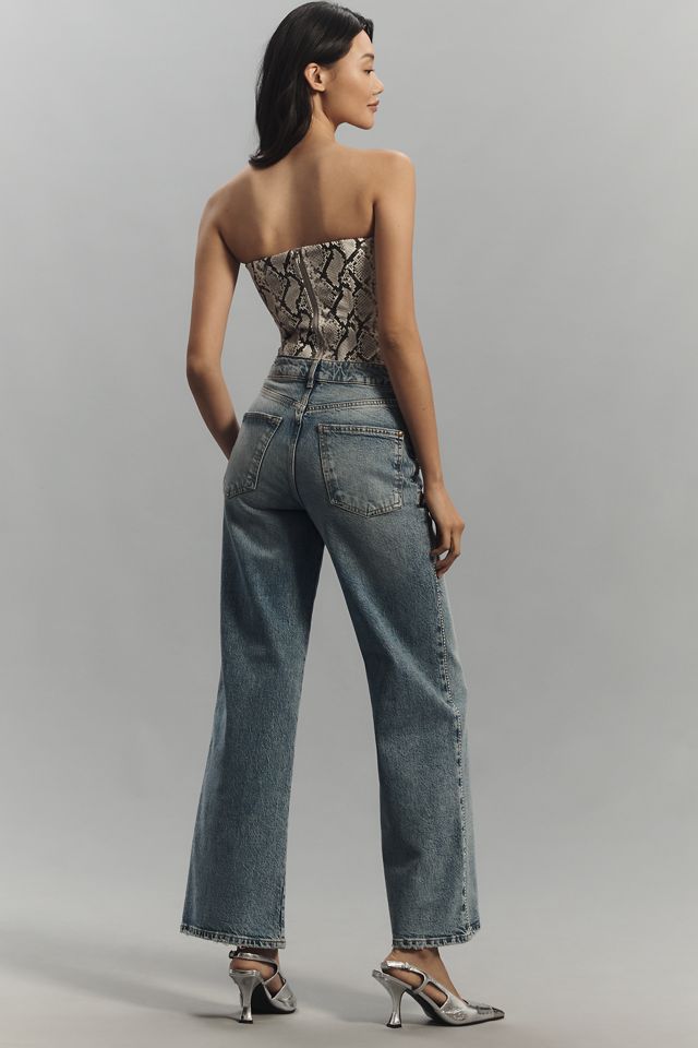 The Austyn High-Rise Wide-Leg Jeans: Embellished Uncuffed Edition #4