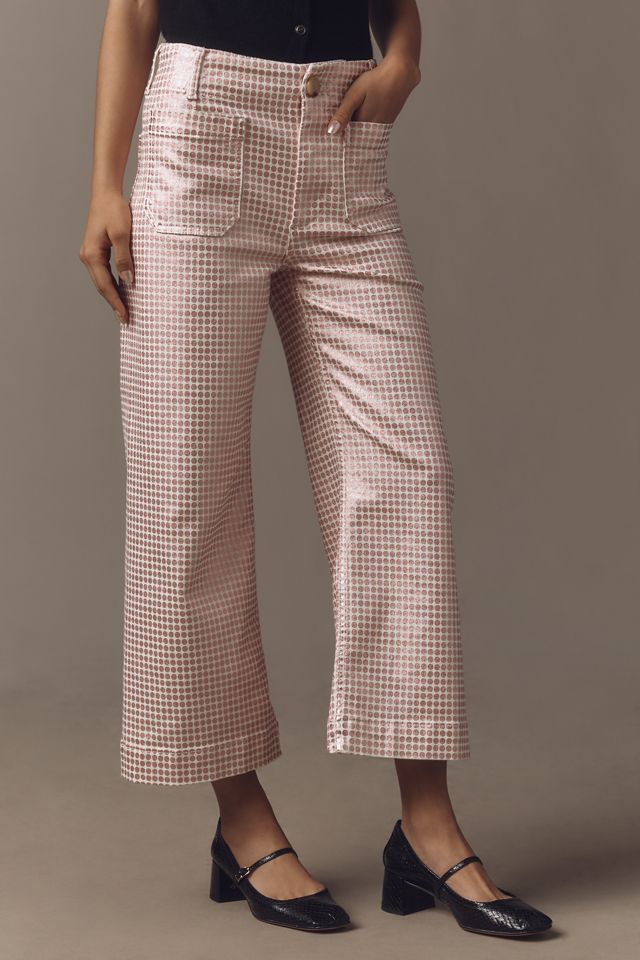 The Colette Crop Wide-Leg Jeans by Maeve #1