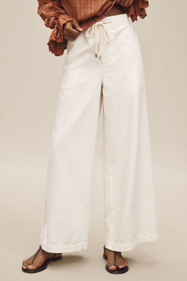 Pilcro PJ Pull-On High-Rise Wide-Leg Jeans #1