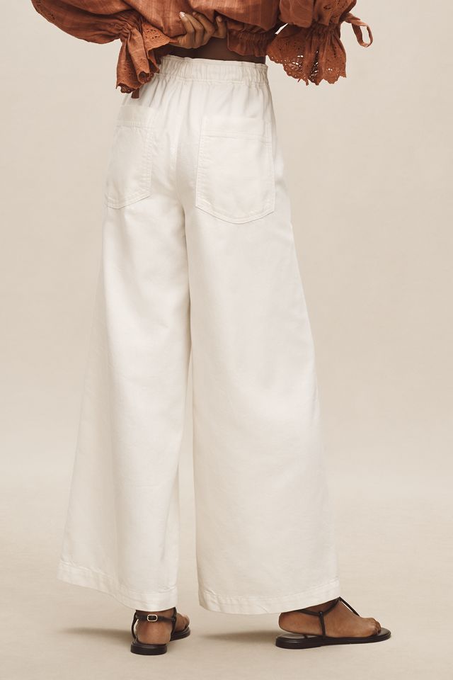 Pilcro PJ Pull-On High-Rise Wide-Leg Jeans #3