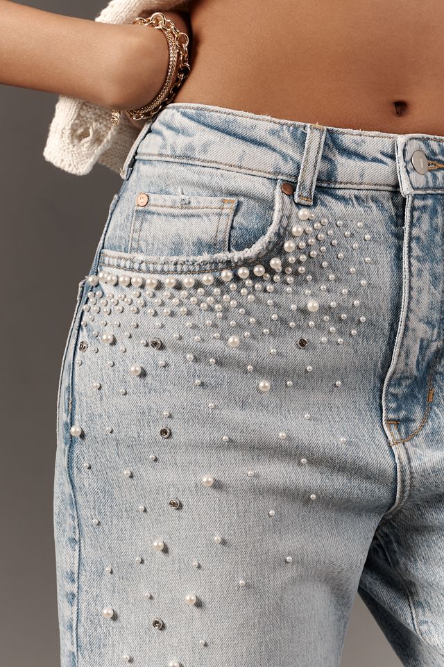 Le Jean Évasé Taille Haute Austyn par Pilcro : Édition Perle Non Retroussée #3