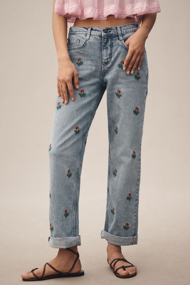 Pilcro Baggy Slim Boyfriend High-Rise Relaxed Jeans #1