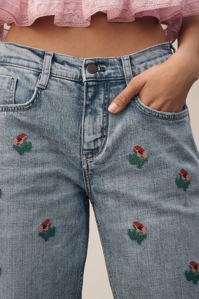 Pilcro Baggy Slim Boyfriend High-Rise Relaxed Jeans #4