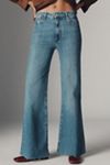 The Robbie High-Rise Flared Fray Jeans 