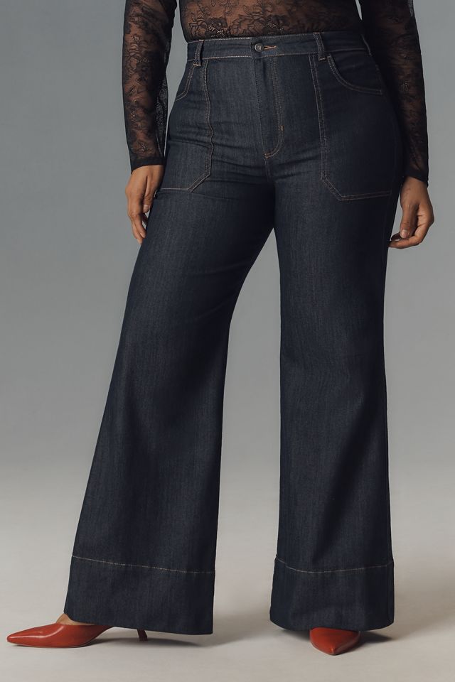 The Rylan Relaxed High-Rise Flare Jeans by Pilcro #6