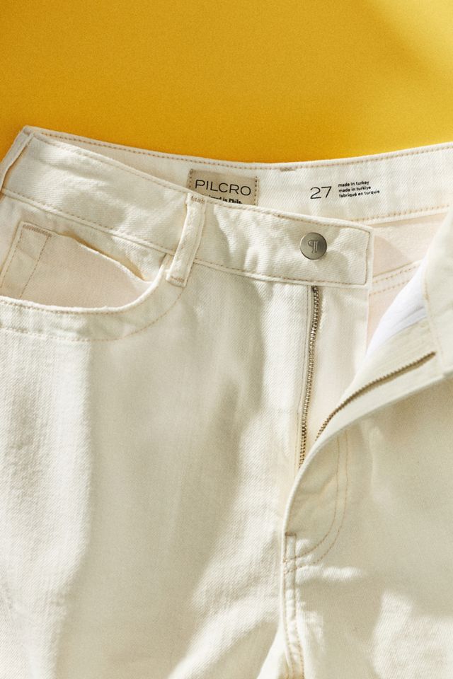 The Olli Regenerative Cotton High-Rise Wide-Leg Flare Jeans by Pilcro #4