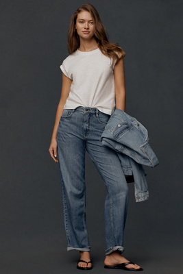 PILCRO THE BAGGY BOYFRIEND REGENERATIVE COTTON MID-RISE RELAXED JEANS 