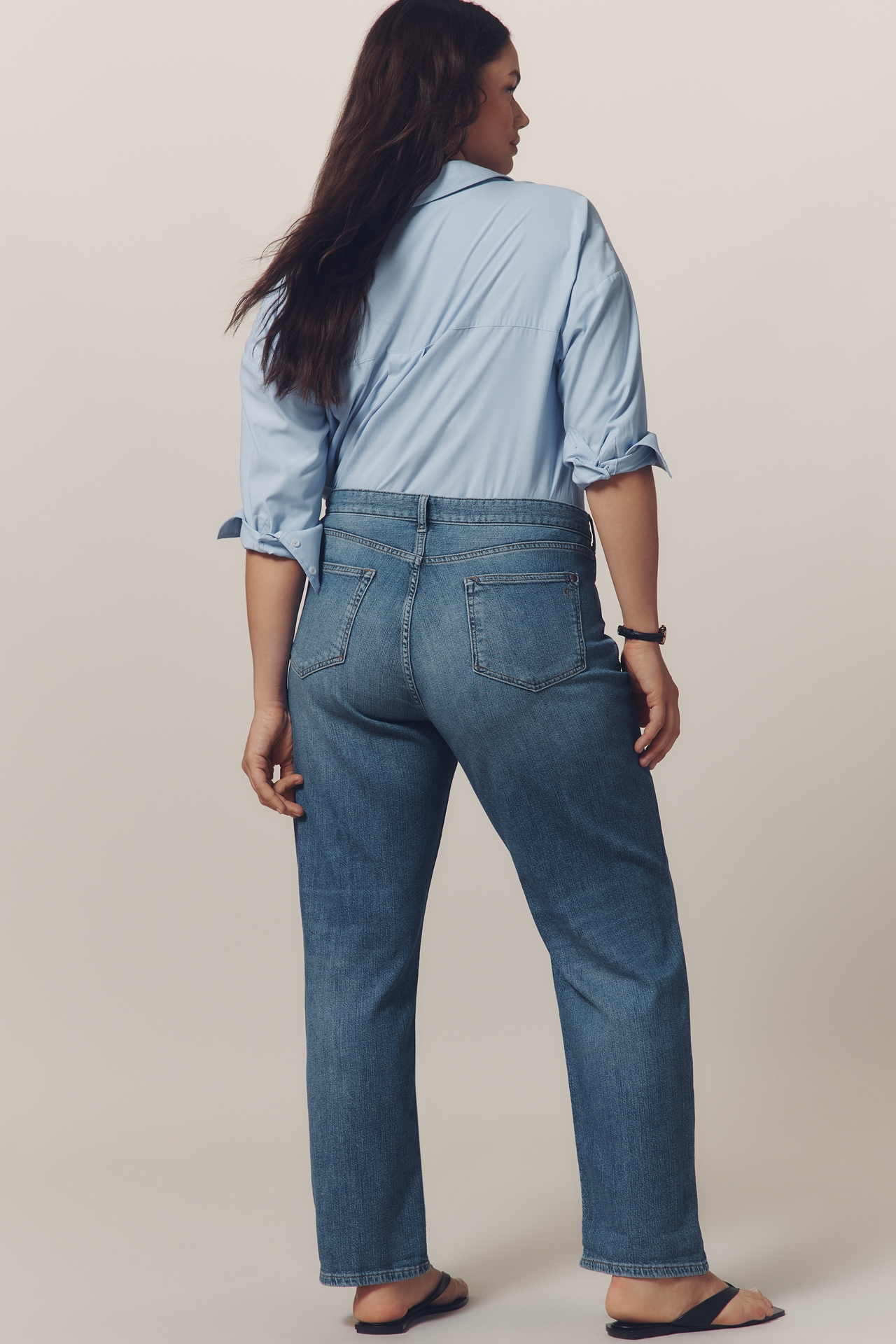The Baggy Boyfriend Regenerative Cotton Mid-Rise Relaxed Jeans