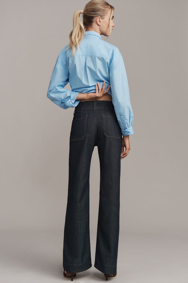 The Colette Full-Length Wide-Leg Jeans by Maeve #2