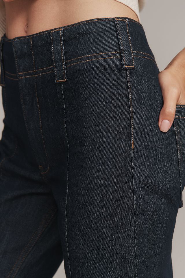 Maeve Slim 70s High-Rise Crop Flare Jeans #3