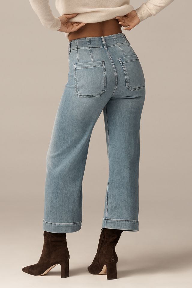 The Curvy Colette Crop Wide-Leg Jeans by Maeve #3