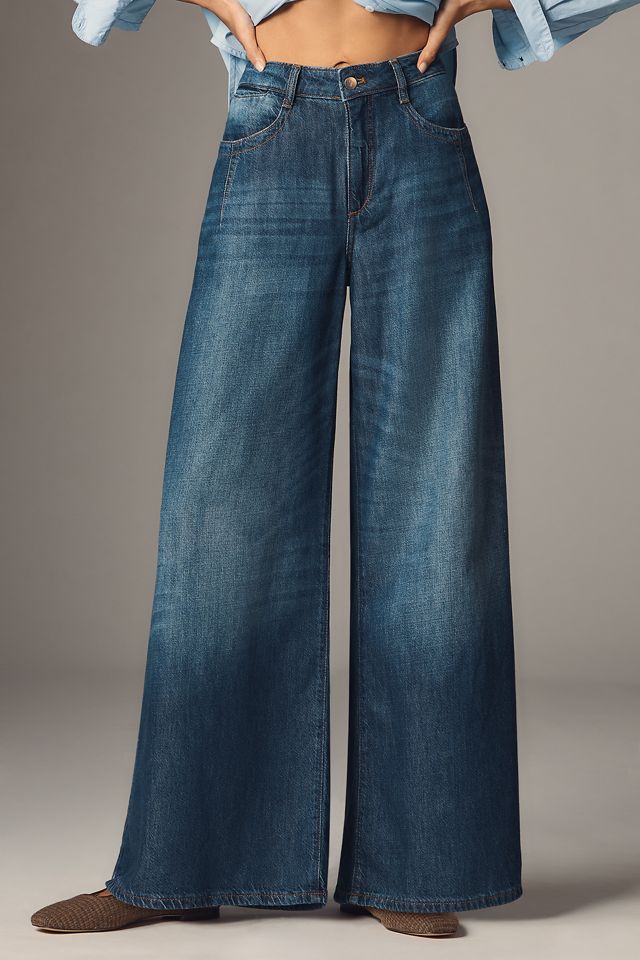 Pilcro High-Rise Wide-Leg Trouser Jeans #1
