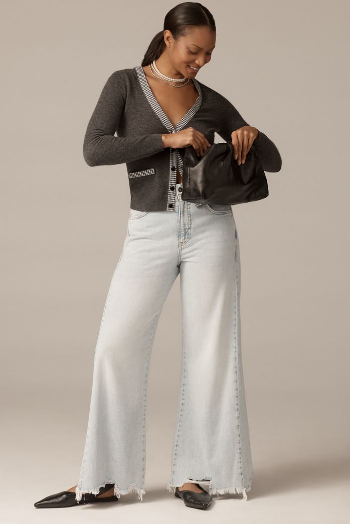 The Adi Curvy High-Rise Flare Jeans by Pilcro