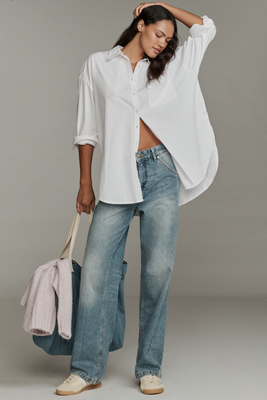 Pilcro High-Rise Straight-Leg Jeans product page