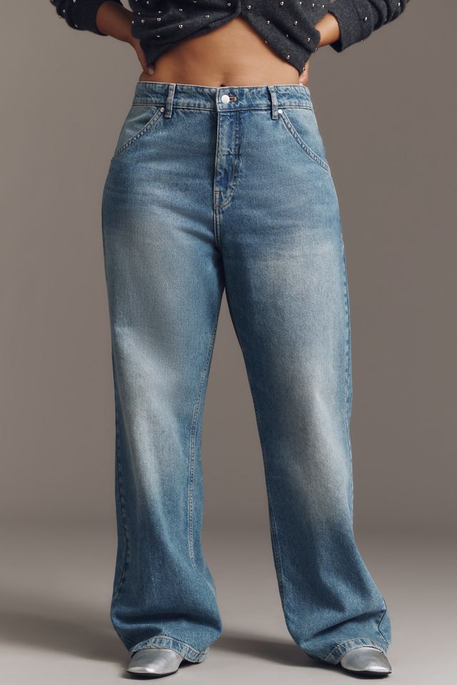 Pilcro High-Rise Straight-Leg Jeans #5