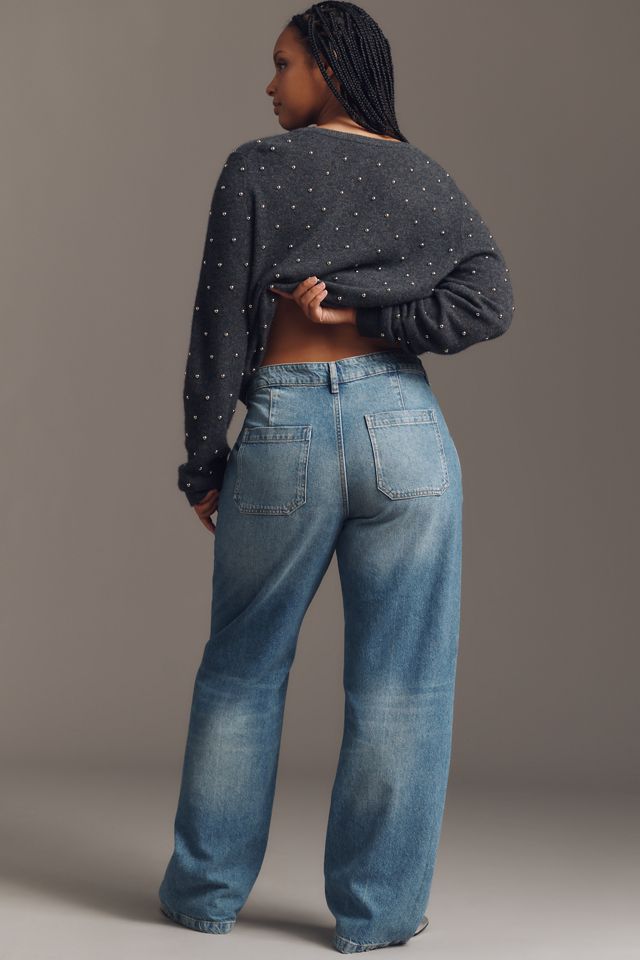 Pilcro High-Rise Straight-Leg Jeans #6