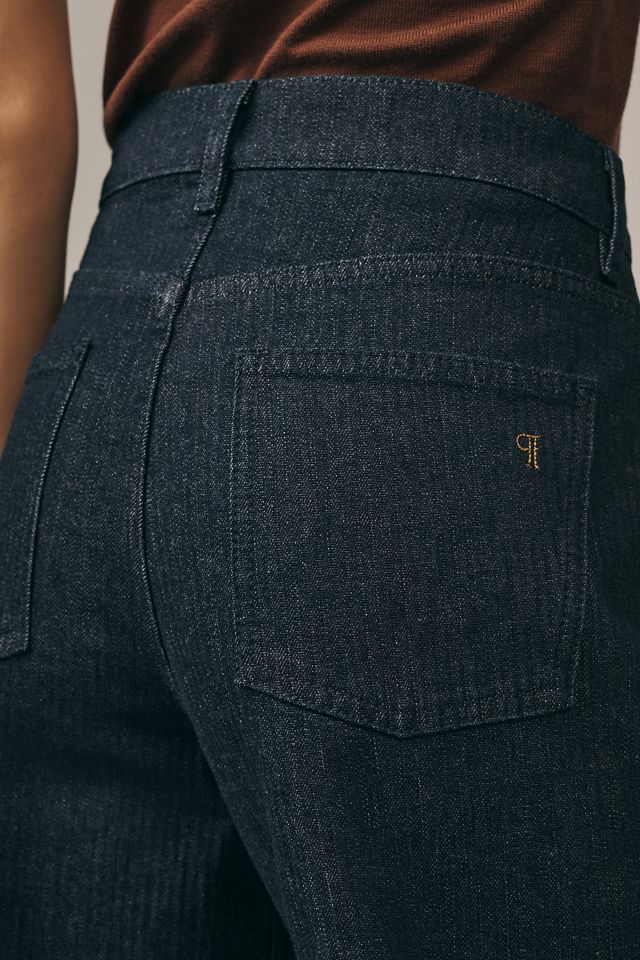 Maeve High-Rise Weite Jeans mit Umschlag #3