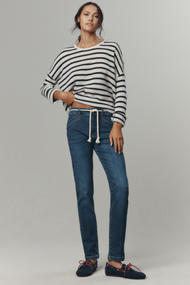 Pilcro Rococo Mid-rise Skinny Jeans In Blue