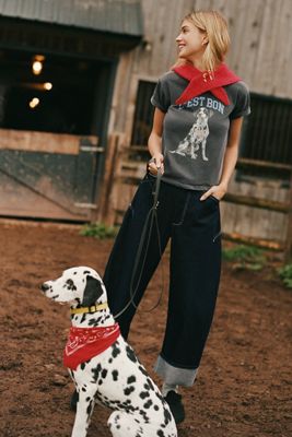 Anthropologie ピルクロハイライズ カーペンターバレルジーンズ Barrel Jeans | Barrel Leg Jeans | Anthropologie
