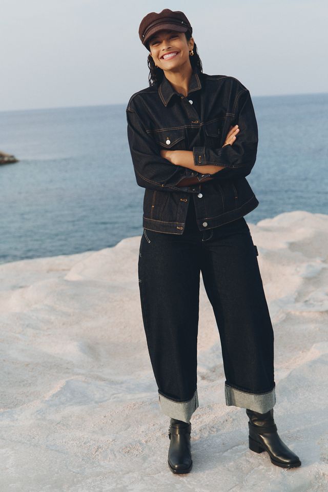 The Kayden Barrel Carpenter Jeans by Pilcro | High Rise