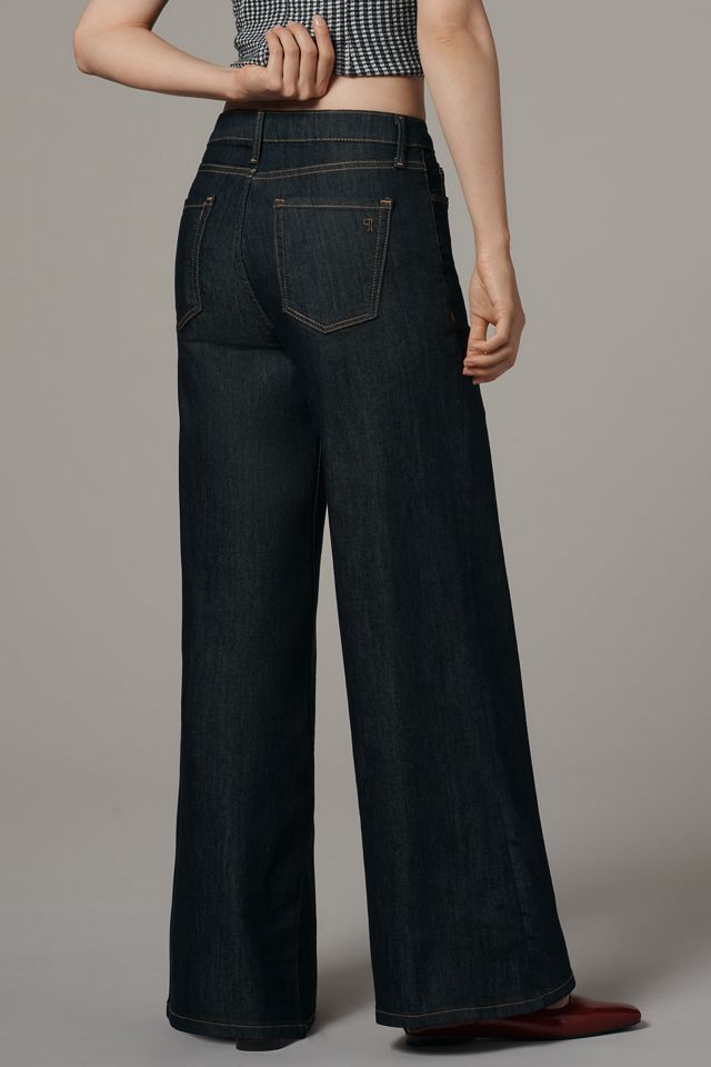 The Robbie High-Rise Flared Fray Jeans by Pilcro #3