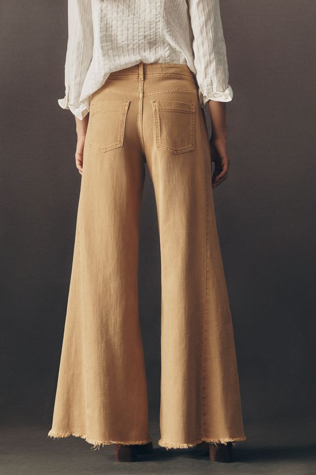 The Adi Embroidered Mid-Rise Flare Jeans by Pilcro #2