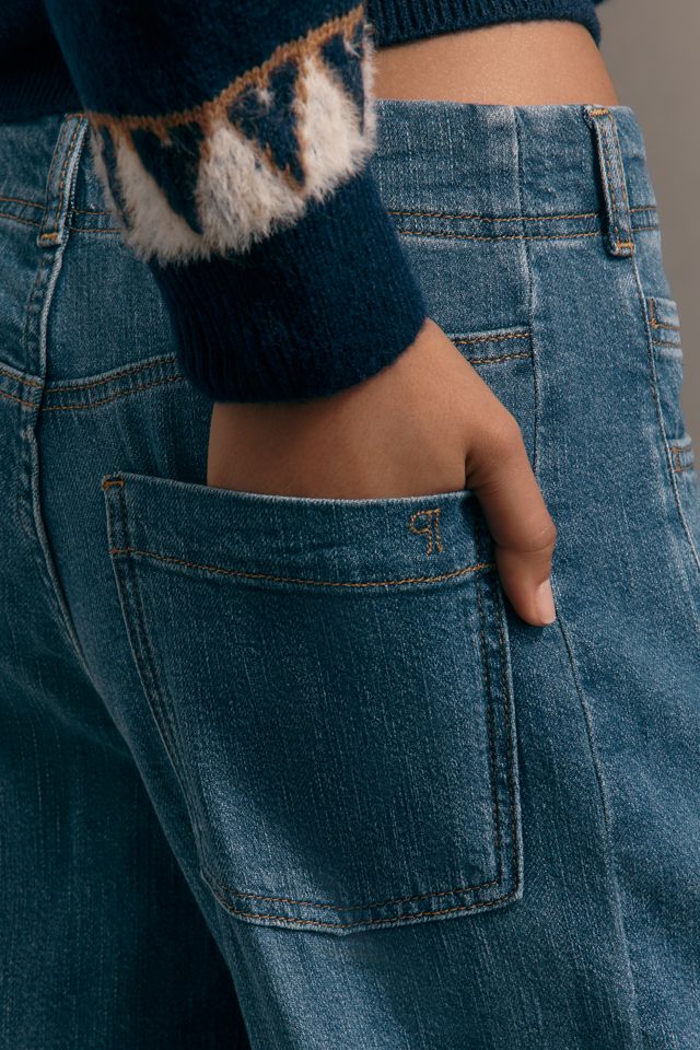 The Adi Mid-Rise Flare Jeans by Pilcro #3