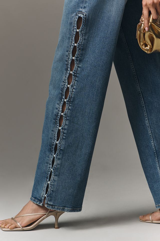 Maeve Perla High-Rise Straight Jeans #2